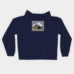 Rustic Old Barn Kids Hoodie